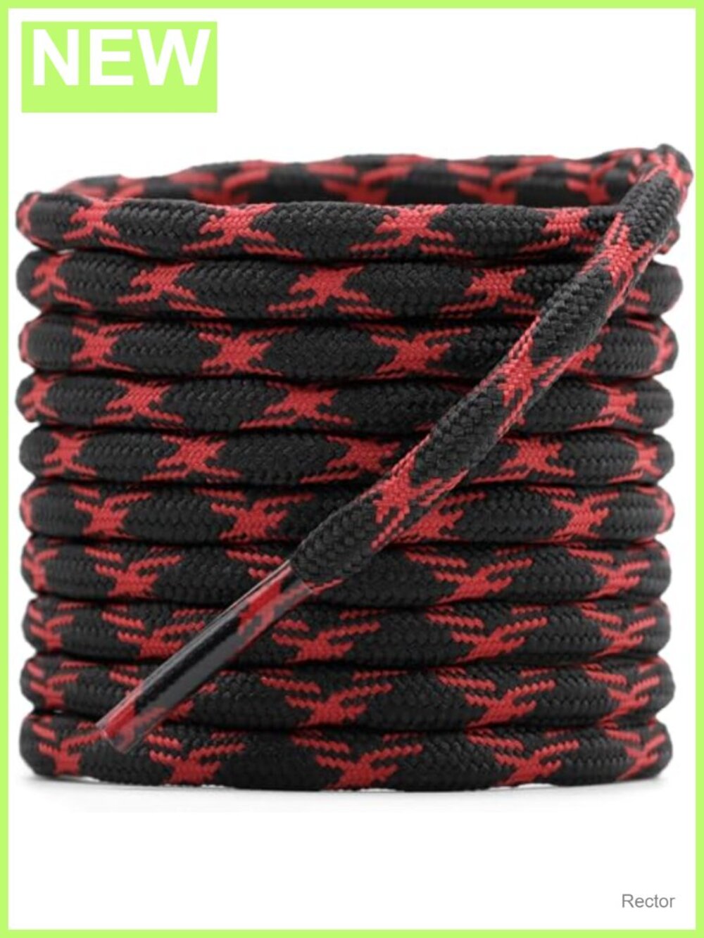Round Hiking Boot Laces: 2 Pairs Heavy Duty Outdoor Shoe Laces
